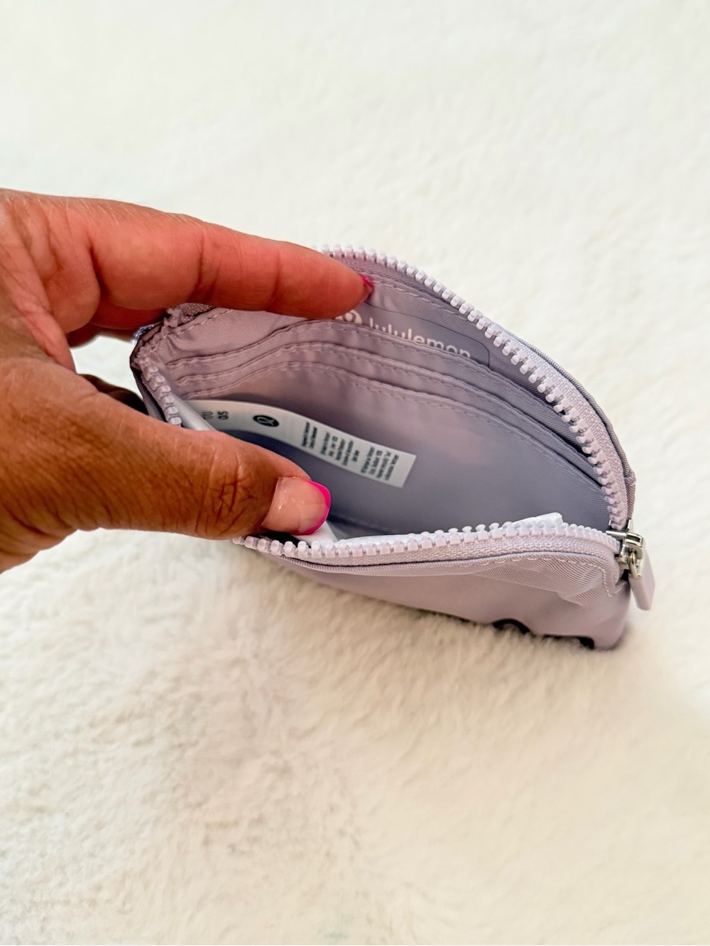 lululemon lavender Clippable card pouch - Picture 6 of 8